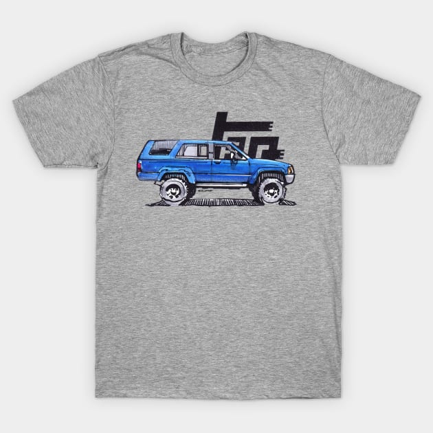 1st Gen 4Runner TRD - Royal Blue T-Shirt by robert1117